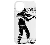 Violin Player Drawing Fiddle Folk Music Case for iPhone 14 Plus