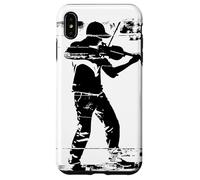 Violin Player Drawing Fiddle Folk Music Case for iPhone XS Max