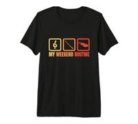 Violin Player Weekend Violin Lover Fiddle Premium T-Shirt