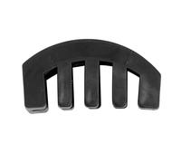 Violin Practice Mute Rubber Silencer Volume Reducer for Beginners Music Lovers Compact Durable Easy to Use 5.5cm (Black)