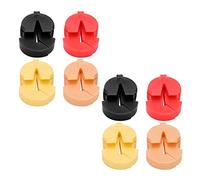 Violin Practice Mute Ultra Soft Rubber Wearable Touring Style Mutes Muffler for Violinists in Go Khakiredyballblack Set