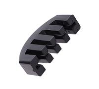 Violin Practice Rubber Mutes, Heavy Rubber Practice Violin Mute for 1/2-3/4 Acoustic Electric Black