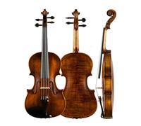 Violin Professional Grade Examination Violin Adult Beginner Solid Wood Playing Violin (Color : Retro4/4)