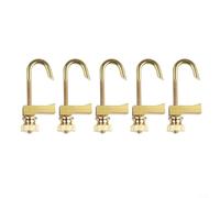 Violin Repair F Clip Set for Panel and Backboard Crack Fixation Copper Hardware for Stable Alignment in Luthier Workshop Environments (5pcs)