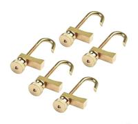 Violin Repair Tool, 1/5pcs F Clip for Cracked Panel Fix, Copper Instrument Making Repair Tools with Secure Hold for Luthiers and Violin Makers(5pcs)