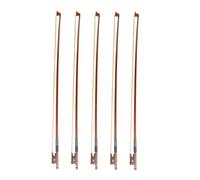 violin replacement bow 5 Pcs/1 Set Brazilwood Bow Student Violin Bow For Beginner Learner Student 3/4 Violin Bow