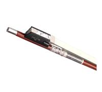 violin replacement bow Violin Bow Brazilian Shell Carved Green Sandalwood Beginner Natural Horsetail Hair Bow Pole Adult (Color : 1/4)