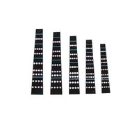 Violin Replacement Parts 1/8-4/4 Violin Intonation Stickers Fretboard Marker Beginner Learning Auxiliary Tools Violin Stickers Replacement Accessories (Color : 1/2)