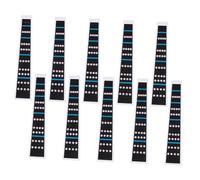Violin Replacement Parts 10 Sheets Violin Finger Stickers Accessories Fiddle Label Position Decal Intonation Fretboard