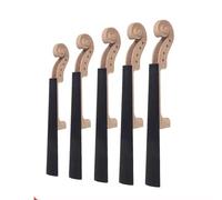 Violin Replacement Parts 4/4 3/4 1/2 1/4 1/8 Violin Neck Handmade Maple Violin Ebony Fingerboard Set For DIY Violin Repair Luthier Tool Accessories (Color : 1/2)