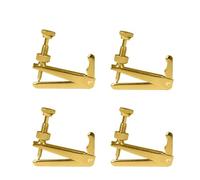 violin replacement parts 4pcs/1set 4/4 3/4 Violin Fine Tuners Hill Style Metal String Adjuster Sensitive violin accessories (Color : 4-4 3-4 Cello Golden)