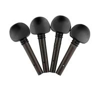 Violin Replacement Parts 4PCS/set Black Wooden Violin Tuning Pegs Size 4/4 3/4 1/2 1/4 1/8 Violin Replacement Accessories Tuning Pegs (Color : 3/4)
