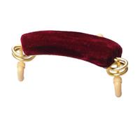 violin replacement parts Full Size Spring Violin Shoulder Rest Padded Rest For 4/4 3/4 1/4 1/2 1/8Violins violin accessories (Color : Red)