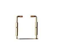 violin replacement parts High End Silver Stainless Golden Split Violin Chinrest Front And Back Screw Accessories violin accessories (Color : Gold 1/2 1/4 3/4 4/4)