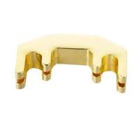 Violin Replacement Parts Professional Violin Mute Quiet Practice Silencer Heavy Metal Fiddle Violina Mute 4/4-1/2 Violin Accessories (Color : Gold)