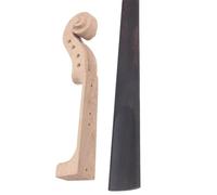 Violin Replacement Parts Unfinished 4/4 Violin Neck With Ebony Fingerboard Fiddle Accessories For Handmade DIY Violin Build Making
