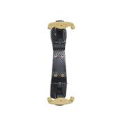 Violin Replacement Parts Violin Shoulder Rest Aluminum Alloy Violin Shoulder Rest Black Padded For 4/4 3/4 1/2 1/4 1/8 Violin Parts, Accessories (Color : 1-2 Black)