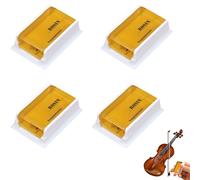 Violin Rosin,4pc Natural Rosin for Violin Viola and Cello,Light Dust String Rosin,String Instrument Accessories,Music Instrument Accessory for Violin Improve the Friction
