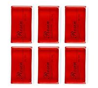 Violin Rosin Low Dust Smooth Application Bow String Rosin for Violin Cello Viola for Safe and Comfortable Playing 6Pcs (Red)