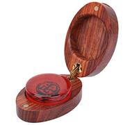 Violin Rosin, Professional Wood Case, Clear Bow Articulation, Musical Instrument Cleaning Tool for String Instrument (oval box