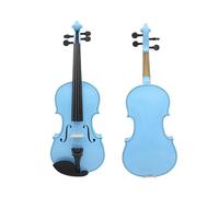 Violin Set 4/4 Beginners Blue Violin Maple Panel Violin With Case Bow Strings Shoulder Rest Parts Suitable Music Lesson Study