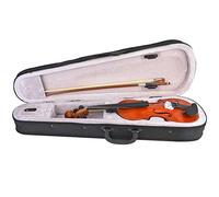 Violin Set, Handmade Acoustic Violin Outfit Musical Instrument Accessories with Hard Case for Beginners Kids Children Students (1/4