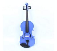 Violin Set, Violin Starter Kit, violin gifts Color Plywood Children's Handmade Basswood Violin, Beginner Mahogany Stained Black Fingerboard Violin (Color : B_1/2)