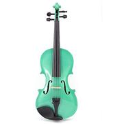Violin Set, Violin Starter Kit, violin gifts Night Splint Green Violin Basswood Pressure Plate Student Piano For Beginners Adults Students Natural Violin (Color : 1/4)