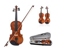 Violin Set, Violin Starter Kit, violin gifts Violin For Beginners Student Violin With Learning Point In Finger Plate Violin Set With Hard Case And Accessories (Color : 3/4)