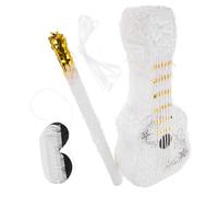 Violin Shaped Pinata with Stick and Blindfold Paper Party Toy