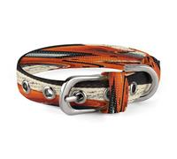 Violin Sheet Music Dog Collar Adjustable Pet Collar Stainless Steel D-Ring Collar Oxford Cloth Cat Collar Strap with Metal Buckle for Small Medium Dog