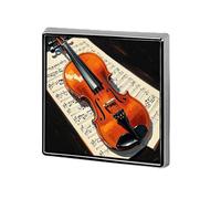 Violin Sheet Music Lapel Pin Brooches Square Fashion Brooch Pin Cute Button Badges Alloy Button Pins Enamel Pins Metal Pinback for Hat Shirt Clothing Bags