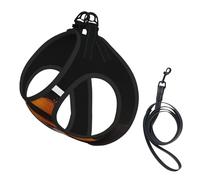 Violin Sheet Music print Dog Harness and Leash Set, Reflective Adjustable Puppy Vest for Small Medium Large Dogs, Cats