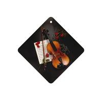 Violin Sheet Music Printing 10 Pieces Air Freshener Car Hanging Cards Air Freshener Sheets With Rope For Cars Home