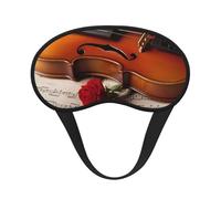 Violin Sheet Music Sleep Mask for Side Sleeper, Blackout Sleeping Eye Mask, Soft Breathable Eye Cover for Women Men Travel Eyeshade, Relaxing Zero Pressure Night Blindfold