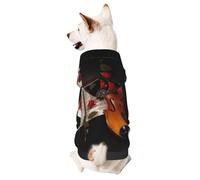 Violin Sheet Music Small Pets Wear Hoodies,Dog Jumper Sweatshirt,Warm And Lightweight, Soft Texture, Easy To Wear