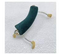Violin Shoulder Rest Aluminum Alloy Support Silicone Foot Cover Fits 1/8 1/4 1/2 3/4 4/4 Size Violin (Color : Green for for 1-2)