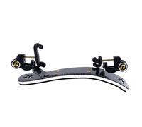 Violin Shoulder Rest Foam Shoulder Rest Collapsible and Height Adjustable Feet for Practice Performance (Carbon Fiber Style)