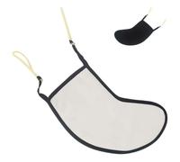 Violin Shoulder Rest Pad 1/2 Size with Adjustable Strap | Suede Cotton Beige Finish, Easy Install and Remove, for Performance and Practice Sessions