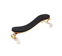Violin Shoulder Rest Pad, Adjustable 3/4 4/4 Wood Padded Fiddle Flamed Maple Violin Chin Rests
