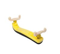 Violin Shoulder Rest Plastic Universal Pads Color Adjustable Feet For 1/8 1/4 1/2, 3/4 4/4 (Color : Yellow 4-4 3-4)