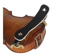 Violin Shoulder Rest, Professional Adjustable Violin Shoulder Rest, Full Size Not Press Shoulders Pad for Violinists, Beginners, Black 1/4 1/8