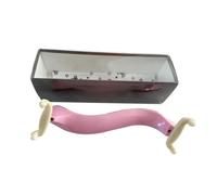 Violin Shoulder Rest Shoulder Rest Professional Violin Accessories Exquisite Design 3/4 4/4 Adjustable Violin Shoulder Rest (color Optional) (Color : Pink)