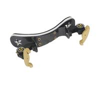 Violin Shoulder Rest Violin shoulder rest with hollowed-out star pattern thickened sponge adjustable and foldable(1/4-1/8black)