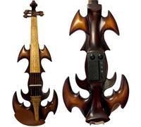 Violin Solid Wood 5 Strings 4/4 Electric Violin Boxwood Parts With Case Bow Connection Cable