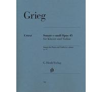 Violin Sonata c minor op. 45 piano and violin (advanced) Grieg G. Henle Verlag P