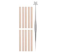 Violin Sound Post, 10Pcs Spruce Sound Post with 1Pc Sound Post Setting Tool Accessories for 4/4 3/4 Violin
