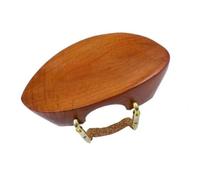 Violin Spare Parts 1pcs 4/4 Violin Chinrest Installed Clamp Fiddle Chin Rest With Screw Rosewood/Ebony Wood(Jujube wood)