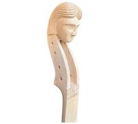 Violin Spare Parts 4/4 Violin Hand-carved Headstock Natural Hard Maple Animal Carving(4 string N)