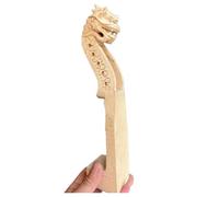 Violin Spare Parts 4/4 Violin Hand-carved Headstock Natural Hard Maple Animal Carving(5 string L)